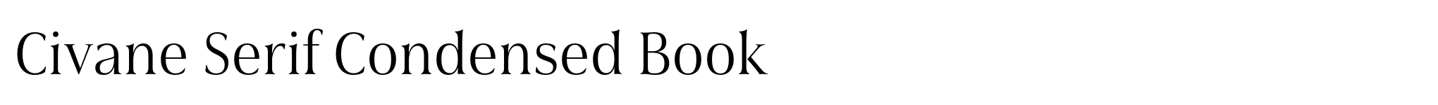 Civane Serif Condensed Book image